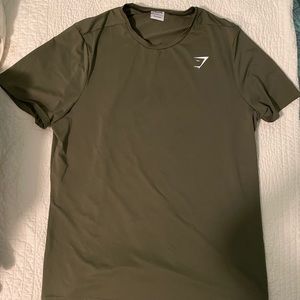 Olive Green Gymshark T-Shirt